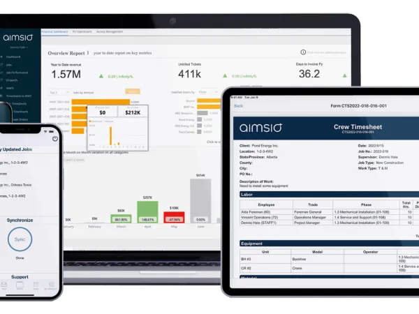 Aimsio platform on multiple devices