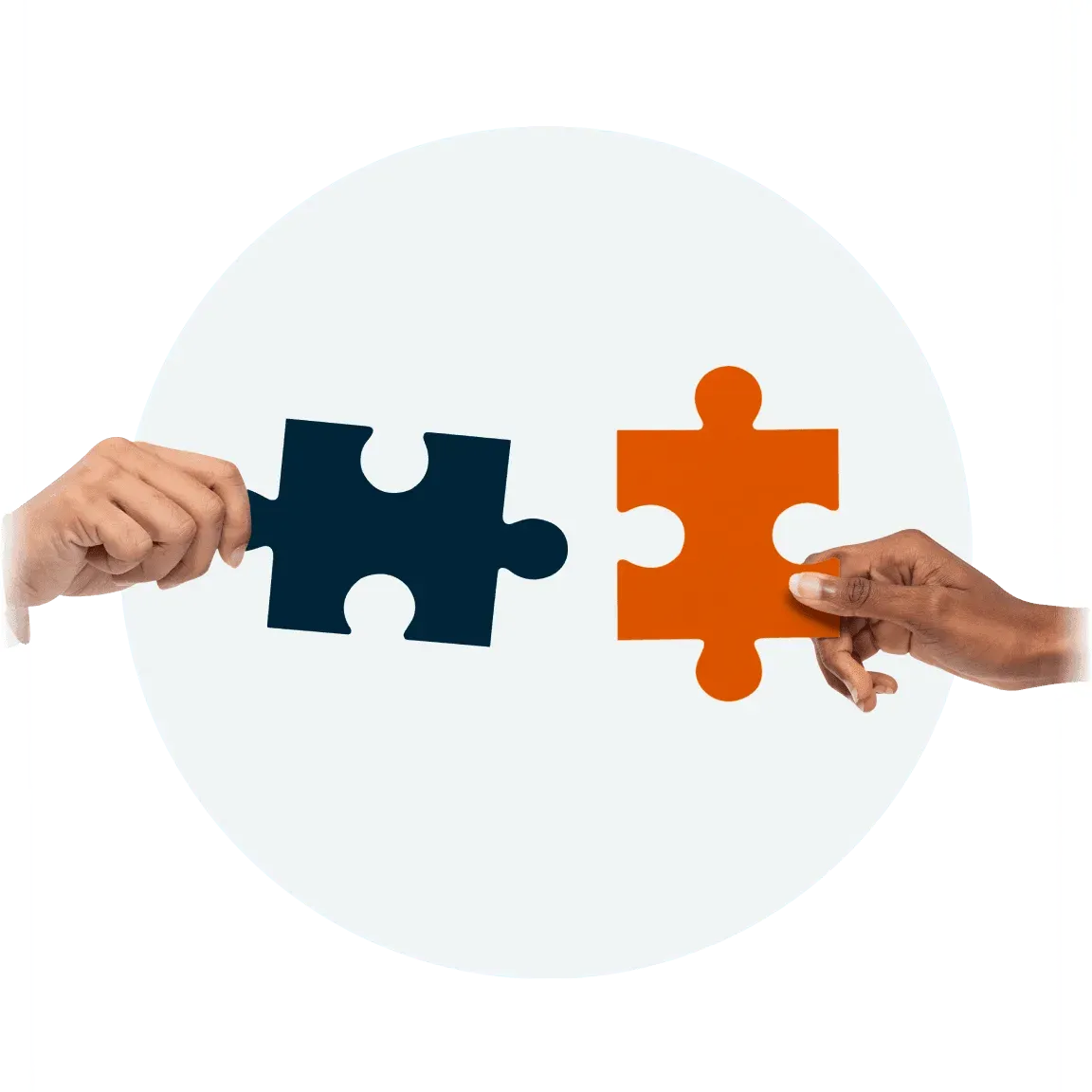 Aimsio partnerships puzzle illustration