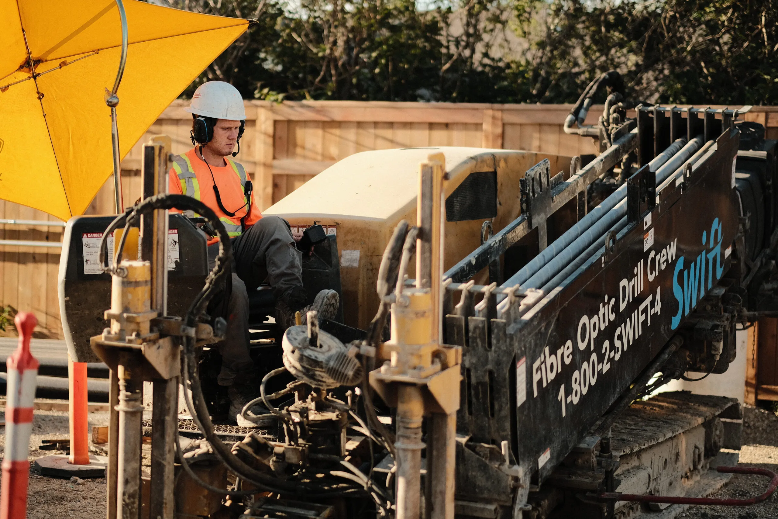 Swift Underground crew and equipment in the field